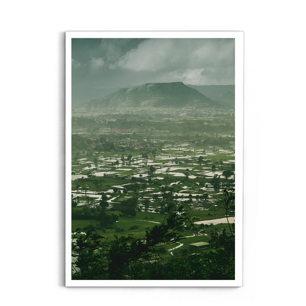 Views from the Lohagad Fort, Lohagad - Wall Photo Frame by Jeet Khagram
