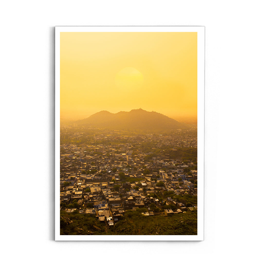 Top views of entire Jaipur city from Amber fort - Jaipur