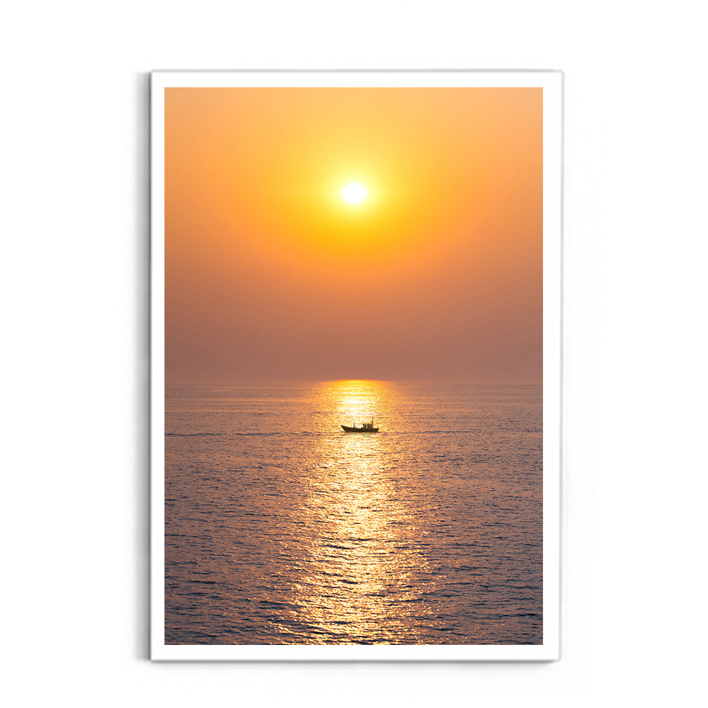 Arabian Sea Golden Sunset - Wall Photo Frame by Jeet Khagram