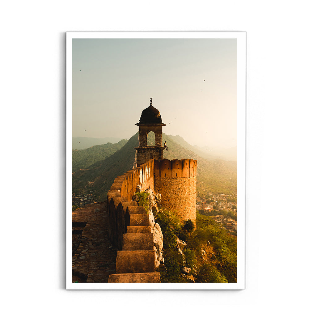 Golden Hour at Amber Fort, Jaipur - Wall Photo Frame by Jeet Khagram