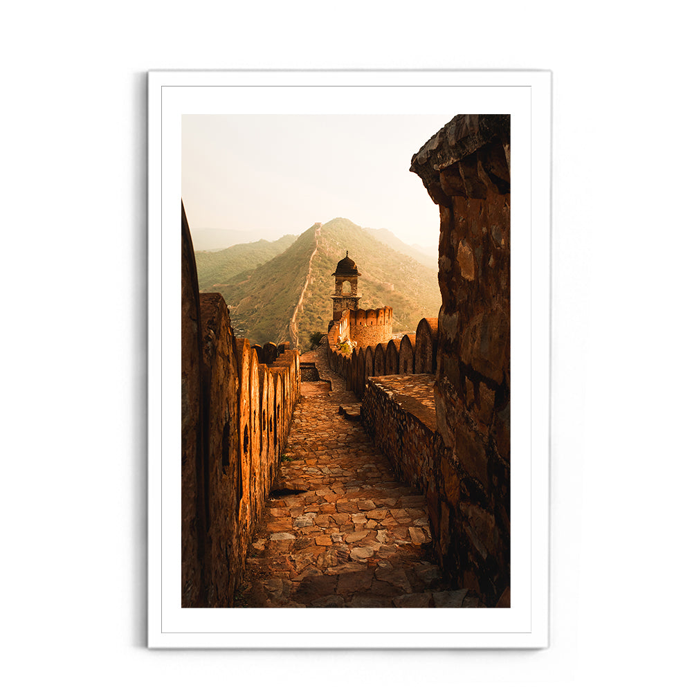 "Every Stone Has a Story" Amber Fort, Jaipur - Wall Photo Frame by Jeet Khagram