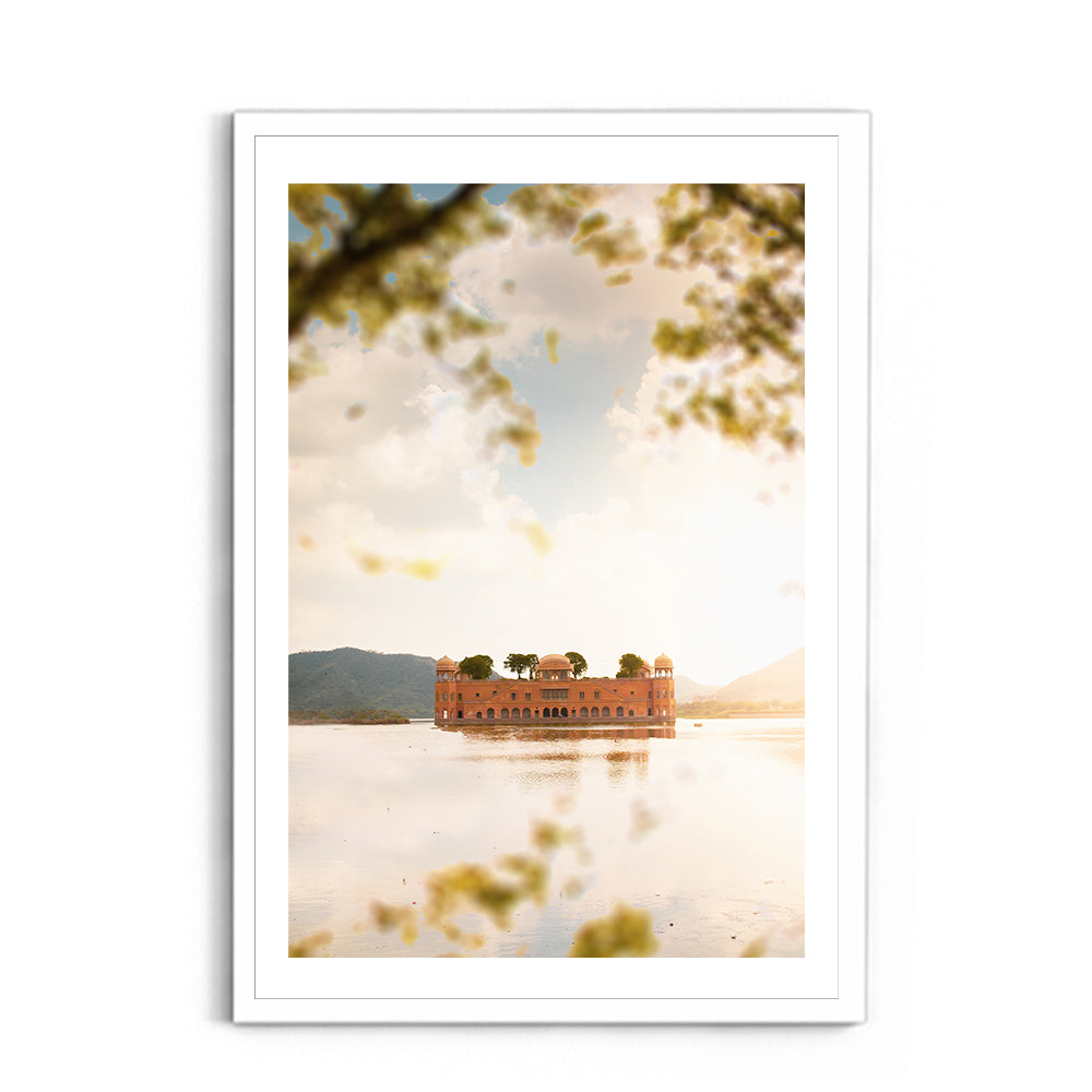 Palace on Man Sagar Lake, Jaipur - Wall Photo Frame by Jeet Khagram