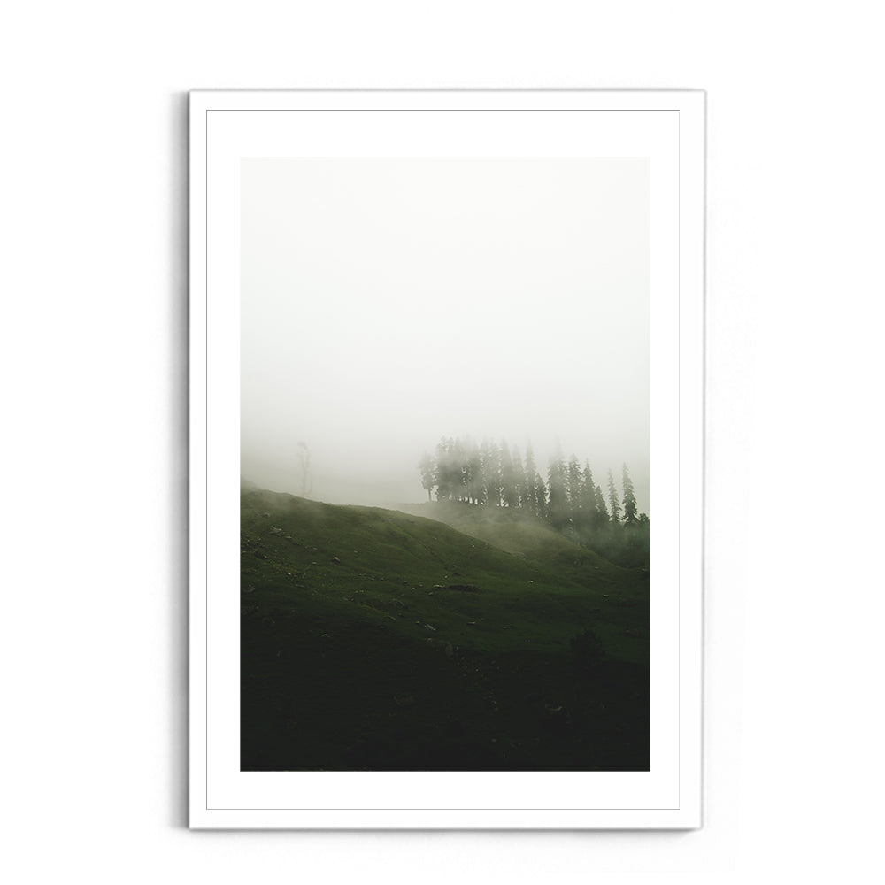 A Moody Mist Forest, Hampta Pass - Wall Photo Frame by Jeet Khagram