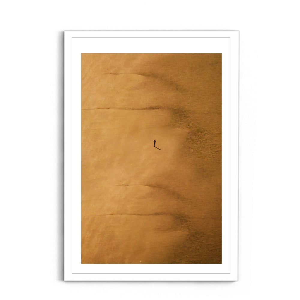 Rann of Kutch Abstract Minimalist, Gujarat - Wall Photo Frame by Jeet Khagram