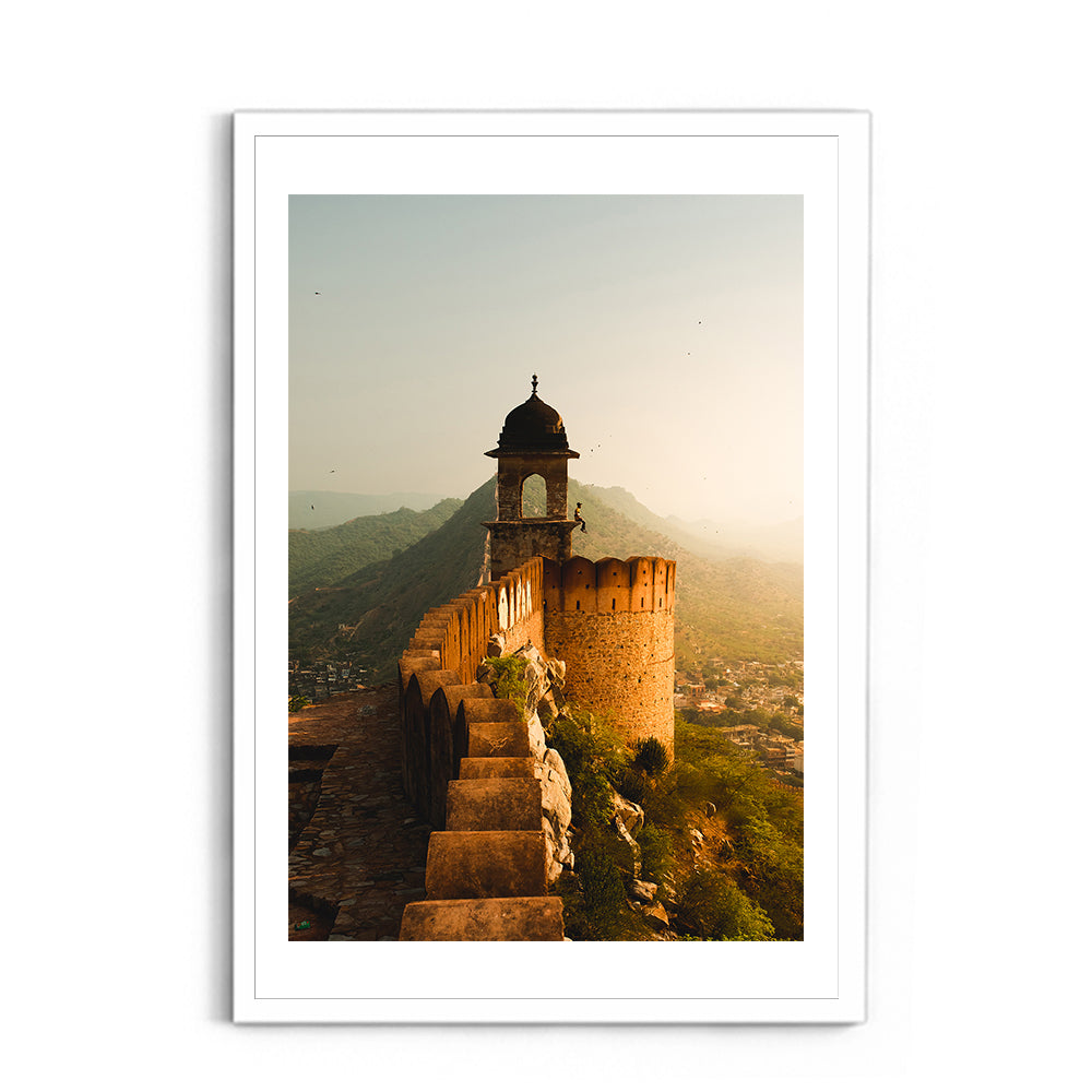Golden Hour at Amber Fort, Jaipur - Wall Photo Frame by Jeet Khagram