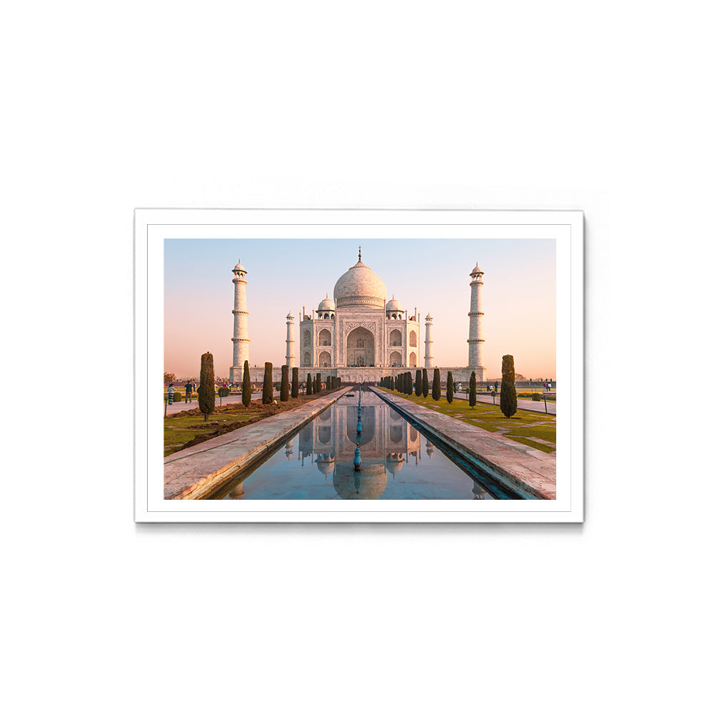 Reflections of the Taj Mahal, Agra - Wall Photo Frame by Jeet Khagram