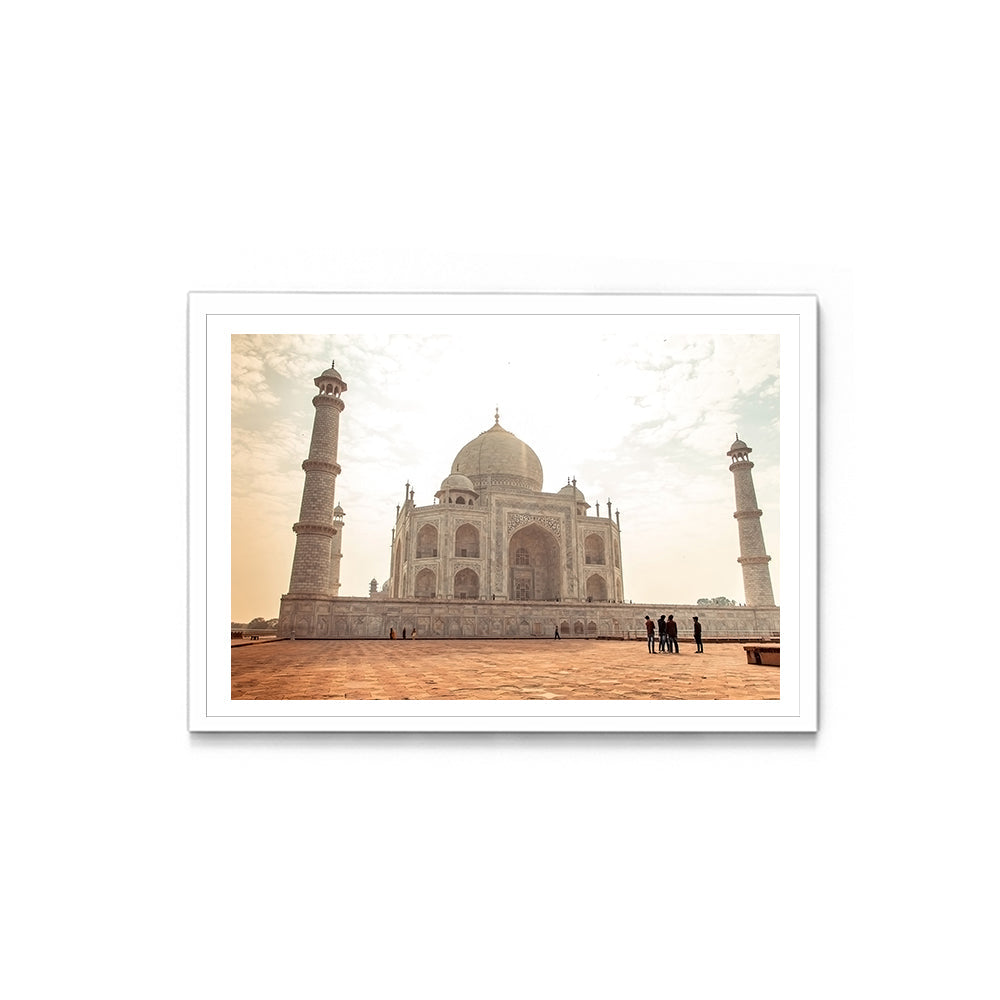 The Grandeur of the Taj Mahal at Sunset, Agra - Wall Photo Frame by Jeet Khagram