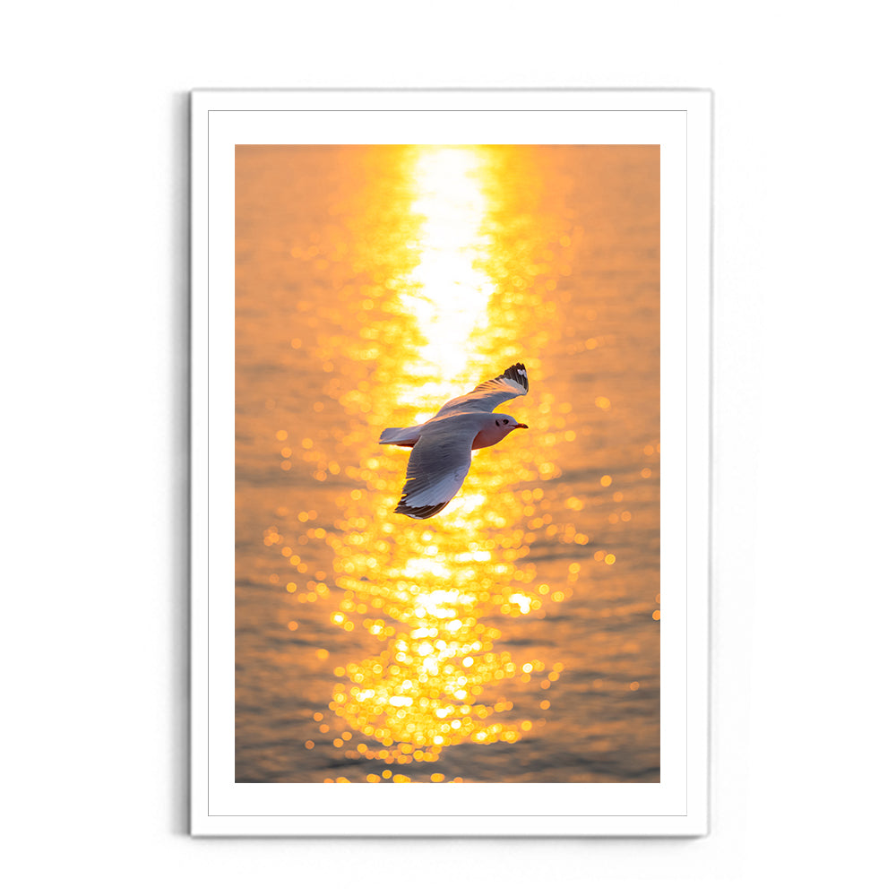 Wings Over Gold - Wall Photo Frame by Jeet Khagram