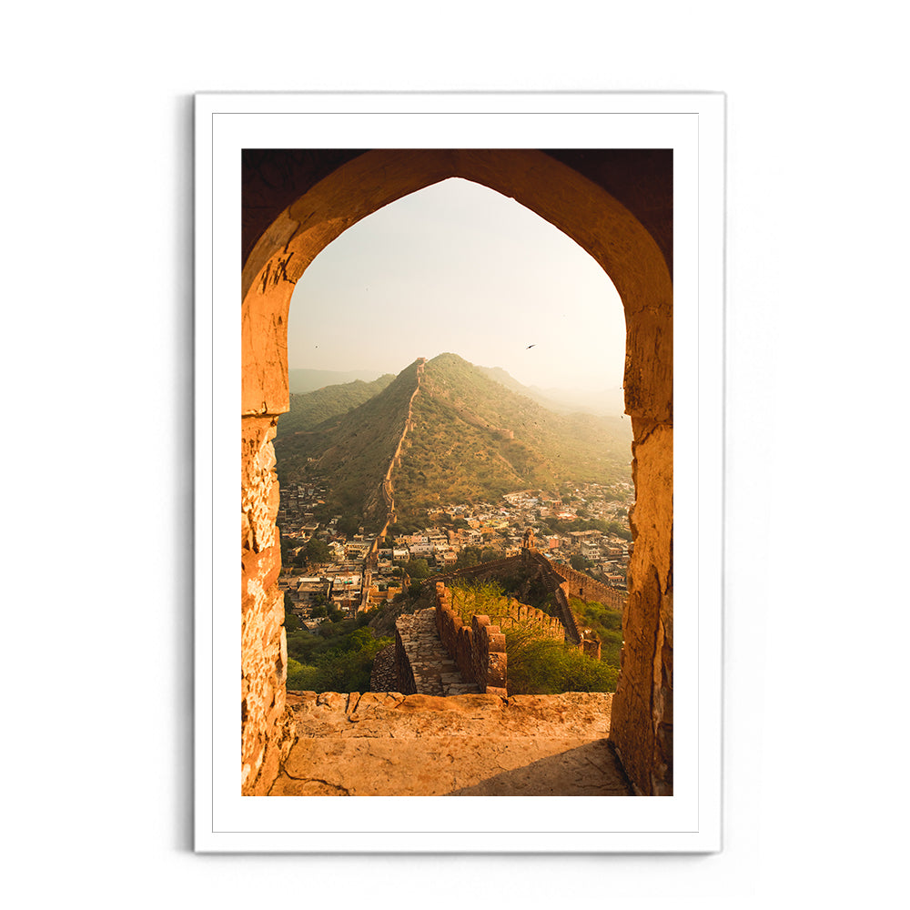 "Framed by History"� Amber Fort Arch, Jaipur - Wall Photo Frame by Jeet Khagram