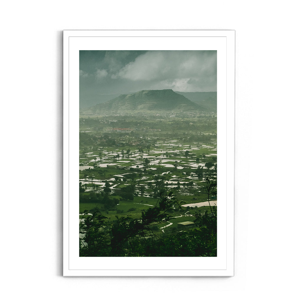 Views from the Lohagad Fort, Lohagad - Wall Photo Frame by Jeet Khagram