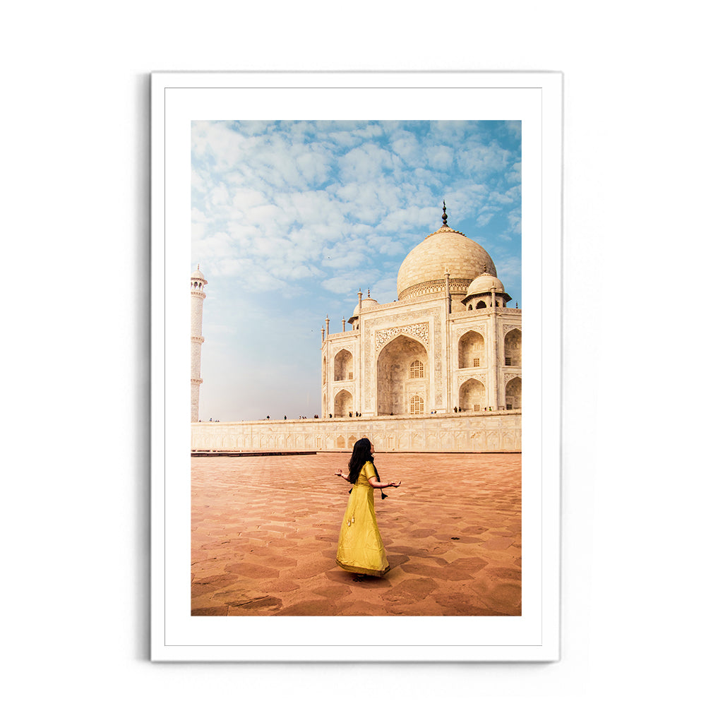 Embracing the Taj Mahal, Agra - Wall Photo Frame by Jeet Khagram