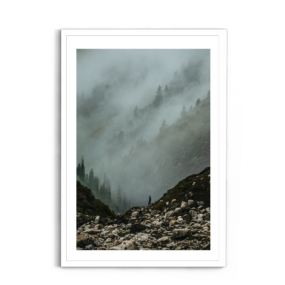 Foggy Days at Hampta Pass - Wall Photo Frame by Jeet Khagram