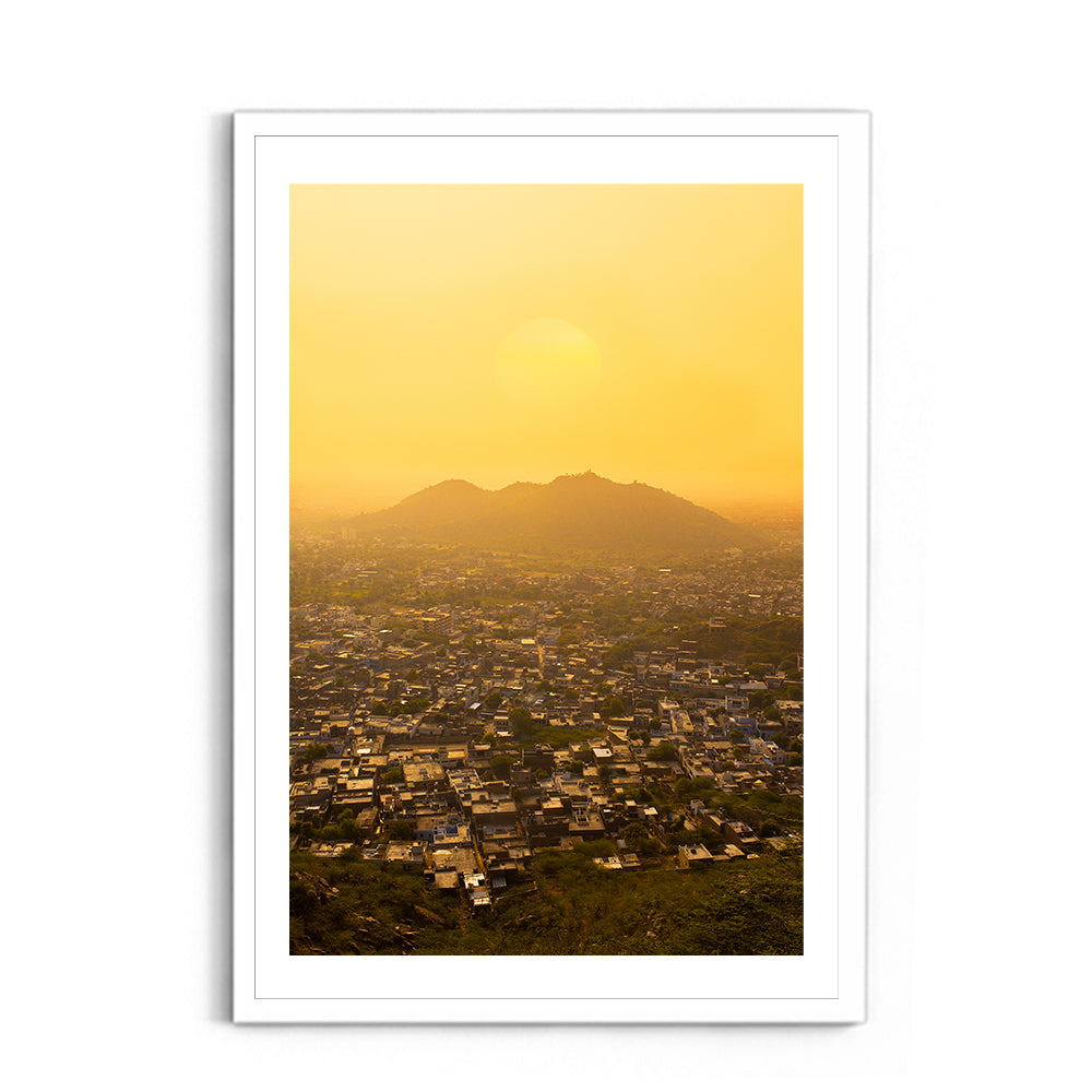 Top views of entire Jaipur city from Amber fort - Jaipur