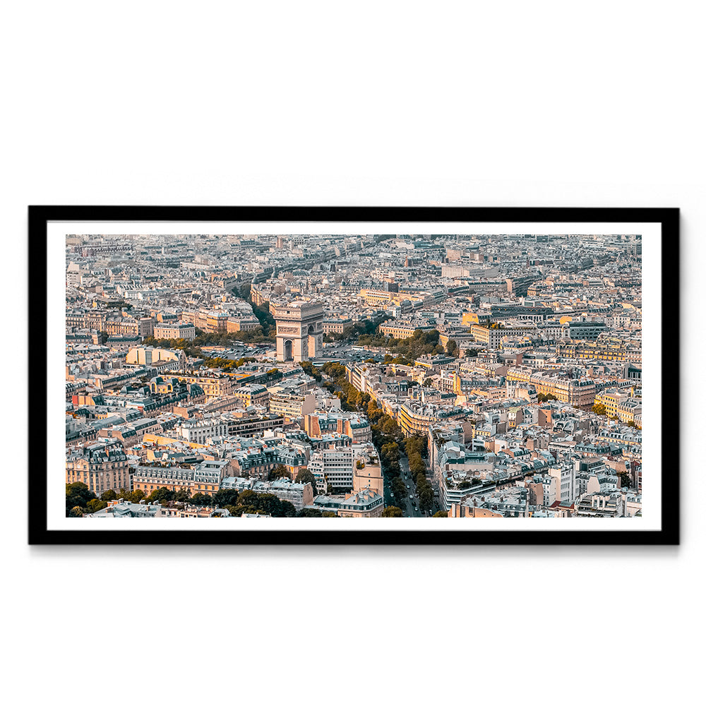Arc de Triomphe Landscape, Paris - Wall Photo Frame by Jeet Khagram