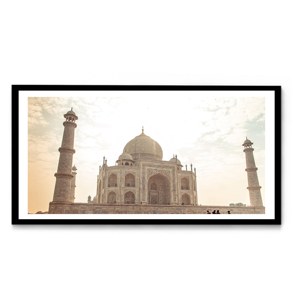 The Grandeur of the Taj Mahal at Sunset, Agra - Wall Photo Frame by Jeet Khagram