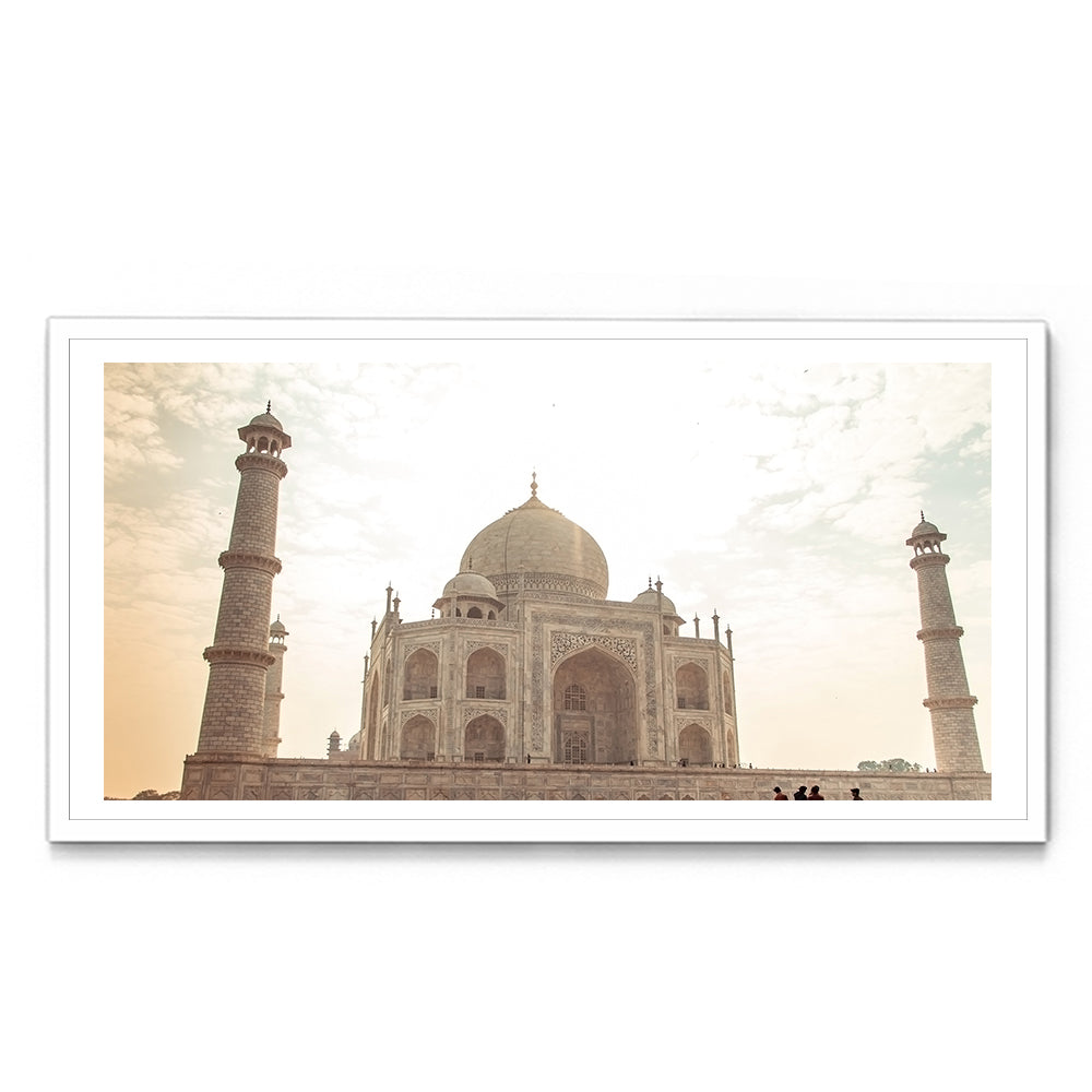 The Grandeur of the Taj Mahal at Sunset, Agra - Wall Photo Frame by Jeet Khagram