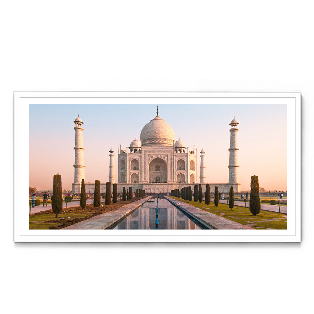 Reflections of the Taj Mahal, Agra - Wall Photo Frame by Jeet Khagram