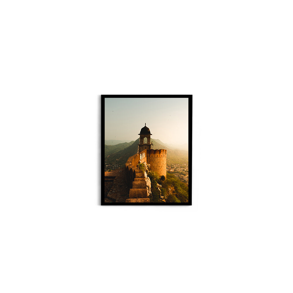 Golden Hour at Amber Fort, Jaipur - Wall Photo Frame by Jeet Khagram