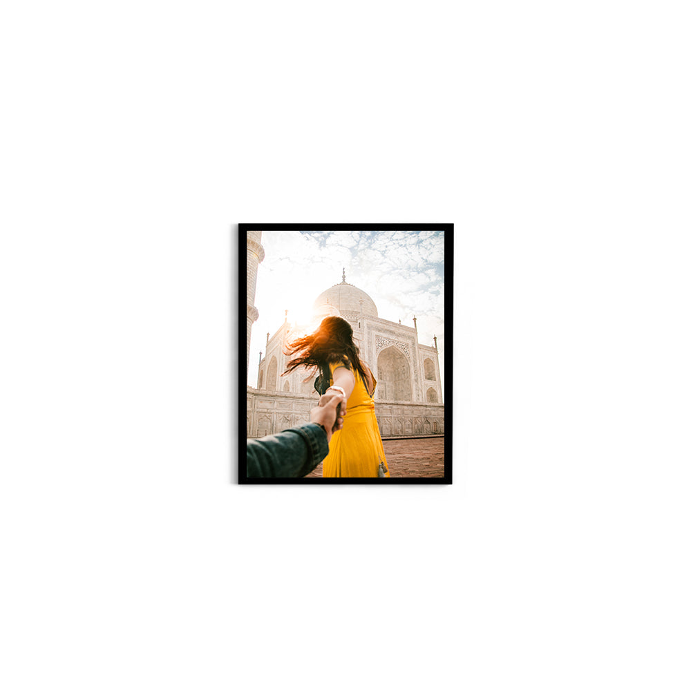 Love at the Taj Mahal, Agra - Wall Photo Frame by Jeet Khagram