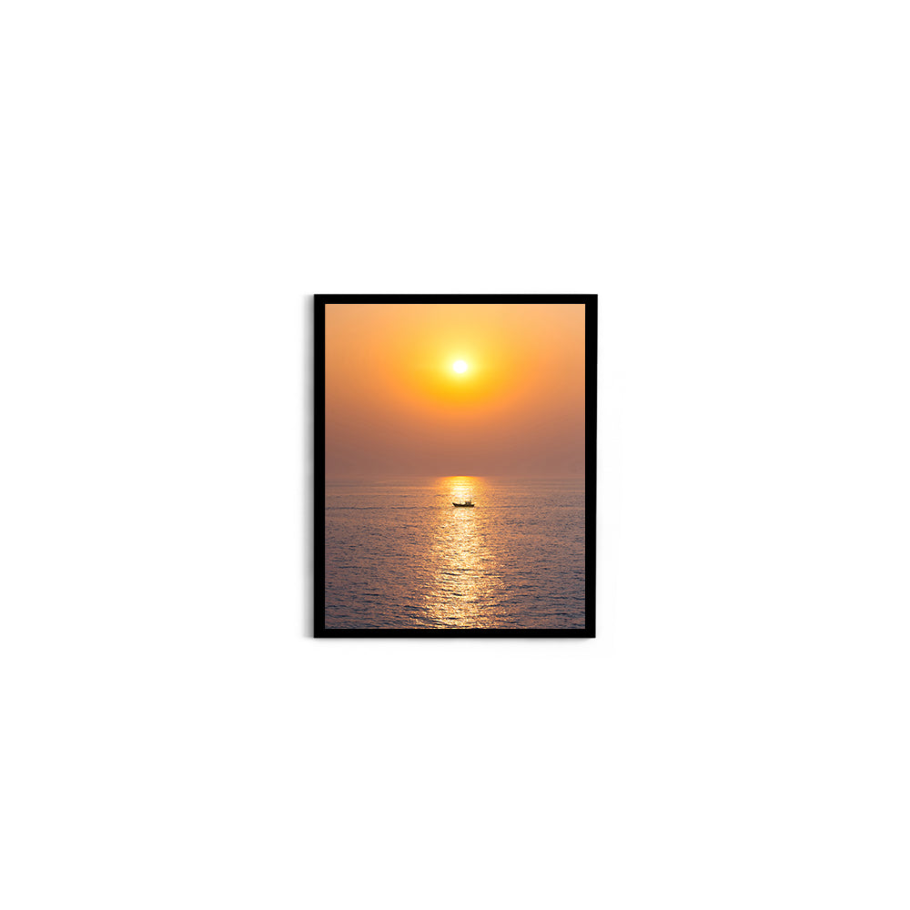 Arabian Sea Golden Sunset - Wall Photo Frame by Jeet Khagram