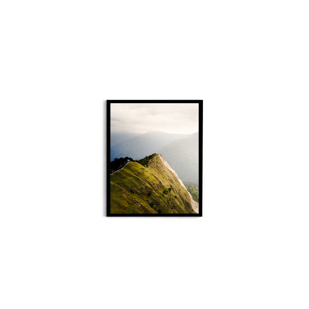 The Ridge Walk Himalayan Ridge Photography - Wall Photo Frame by Jeet Khagram