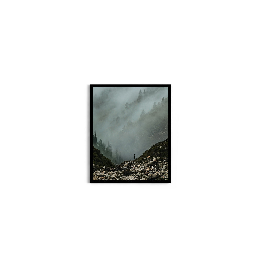 Foggy Days at Hampta Pass - Wall Photo Frame by Jeet Khagram