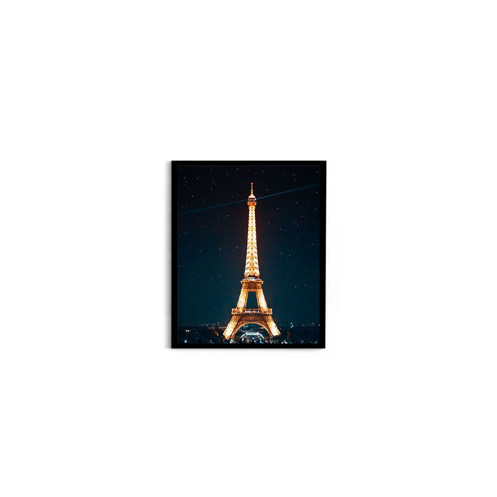 The Eiffel Tower at Night, Paris - Wall Photo Frame by Jeet Khagram