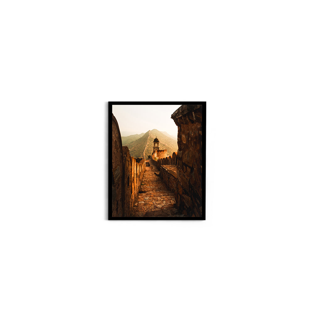 "Every Stone Has a Story" Amber Fort, Jaipur - Wall Photo Frame by Jeet Khagram
