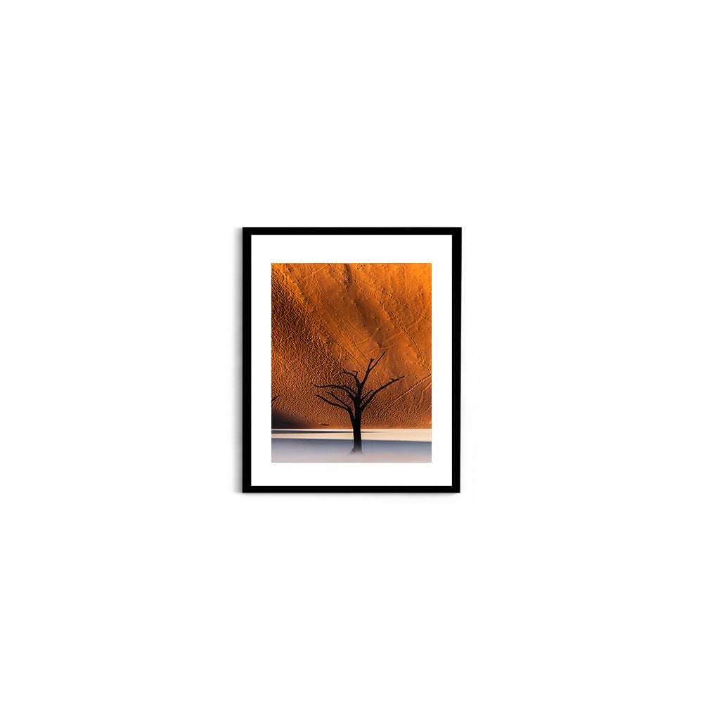 Namibia's Red Dunes & The Last Tree - Wall Photo Frame by Jeet Khagram