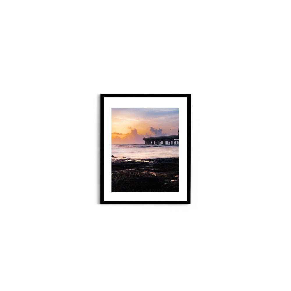 Bandra-Worli Sea Link Sunrise - Wall Photo Frame by Jeet Khagram