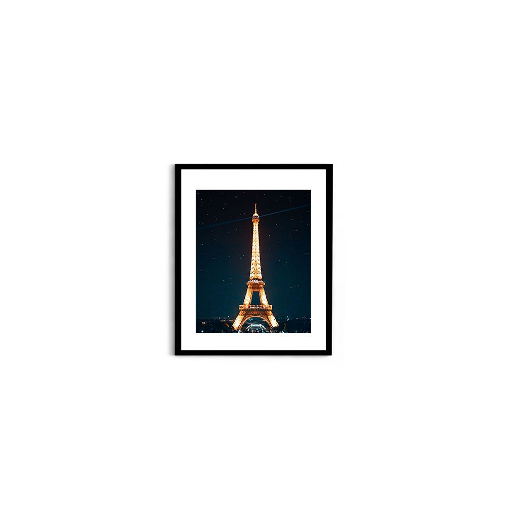 The Eiffel Tower at Night, Paris - Wall Photo Frame by Jeet Khagram