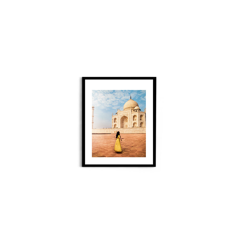 Embracing the Taj Mahal, Agra - Wall Photo Frame by Jeet Khagram