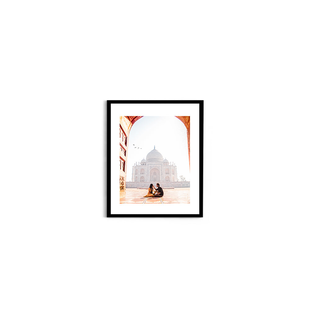 Beautiful couple in front of Taj Mahal - Taj Mahal