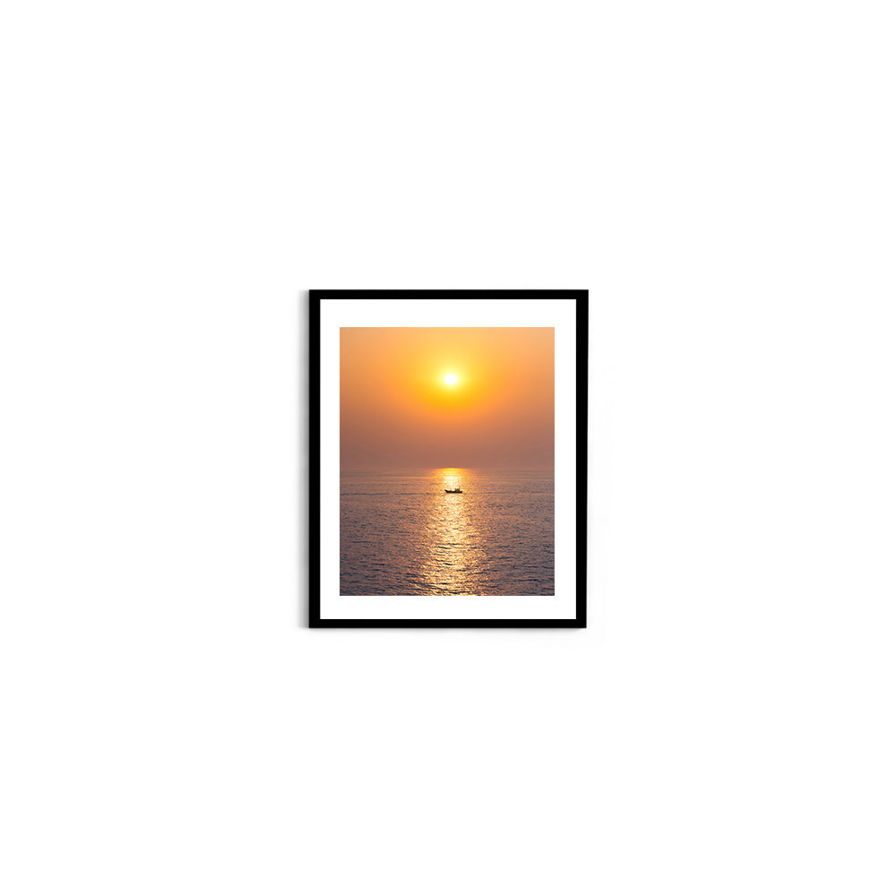 Arabian Sea Golden Sunset - Wall Photo Frame by Jeet Khagram