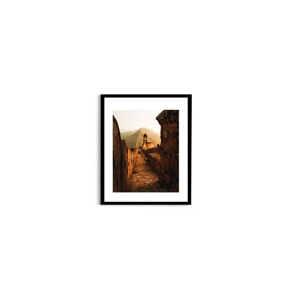 "Every Stone Has a Story" Amber Fort, Jaipur - Wall Photo Frame by Jeet Khagram