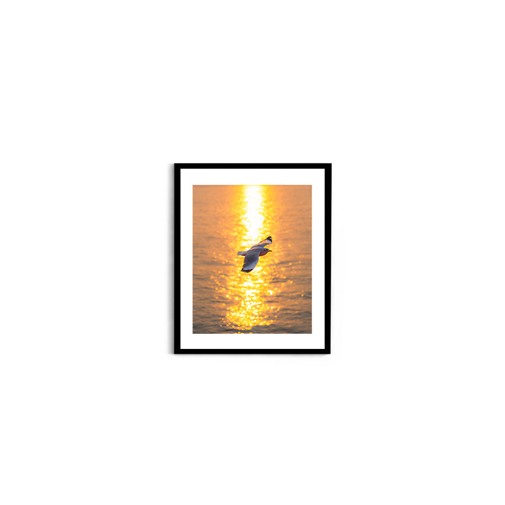 Wings Over Gold - Wall Photo Frame by Jeet Khagram