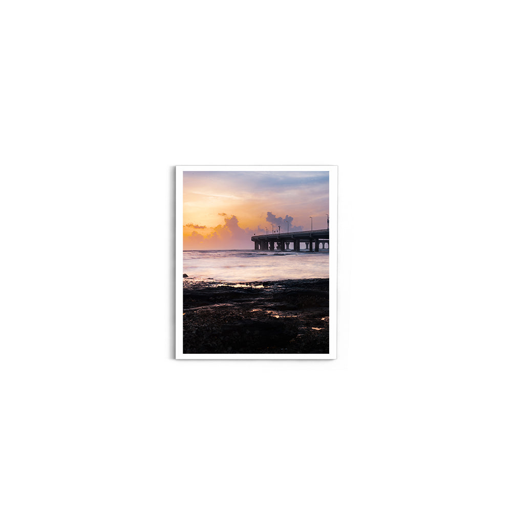 Bandra-Worli Sea Link Sunrise - Wall Photo Frame by Jeet Khagram