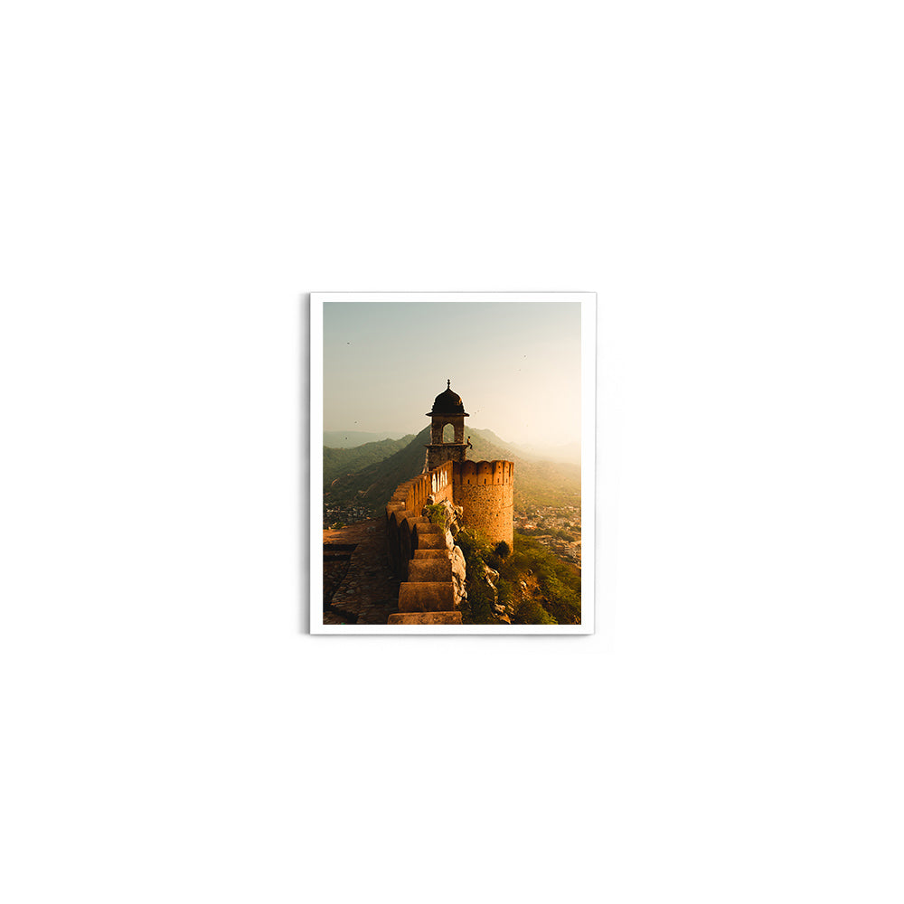 Golden Hour at Amber Fort, Jaipur - Wall Photo Frame by Jeet Khagram