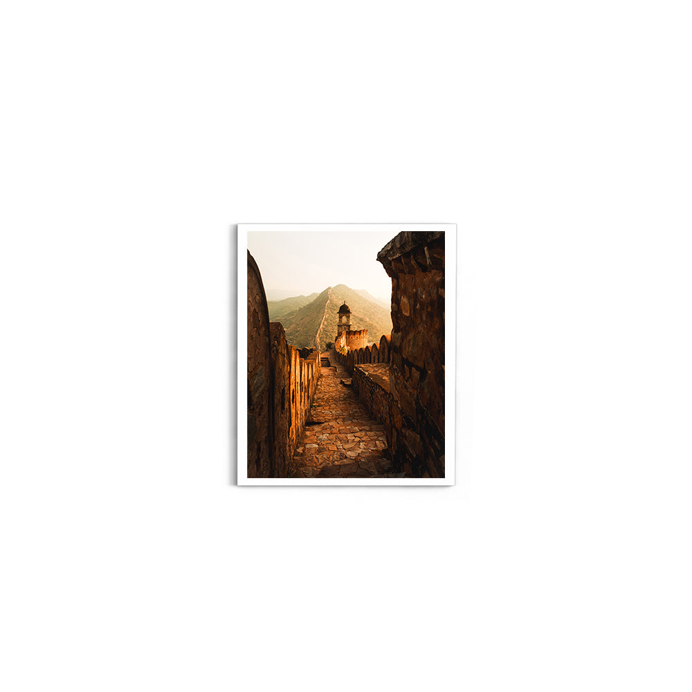 "Every Stone Has a Story" Amber Fort, Jaipur - Wall Photo Frame by Jeet Khagram