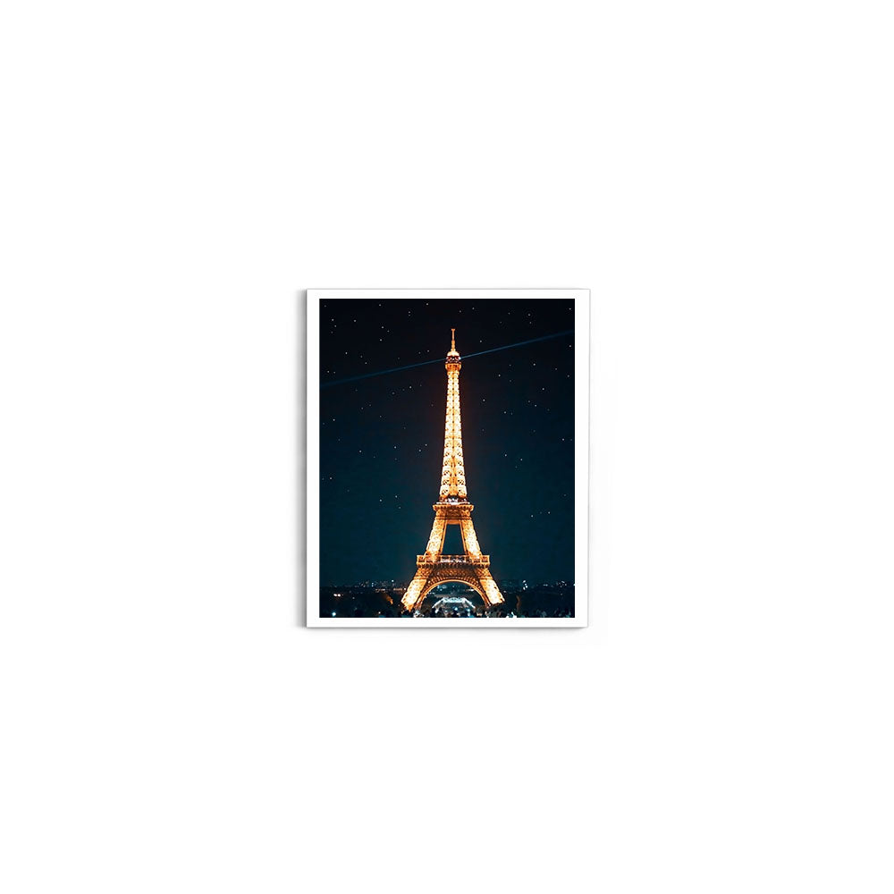 The Eiffel Tower at Night, Paris - Wall Photo Frame by Jeet Khagram
