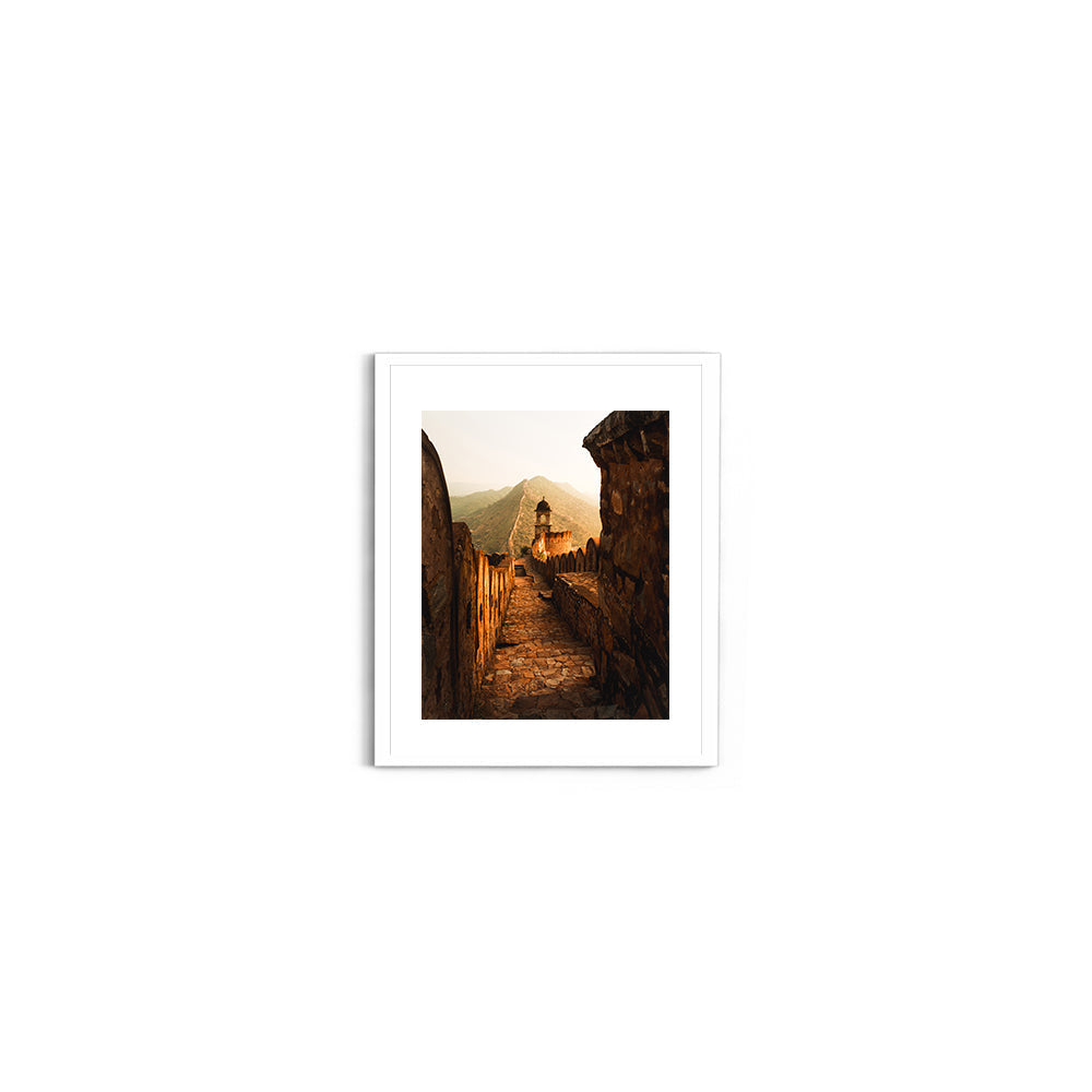 "Every Stone Has a Story" Amber Fort, Jaipur - Wall Photo Frame by Jeet Khagram