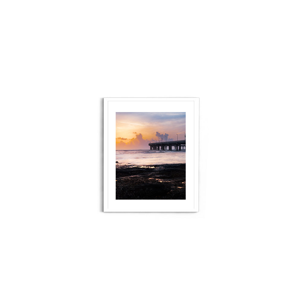 Bandra-Worli Sea Link Sunrise - Wall Photo Frame by Jeet Khagram