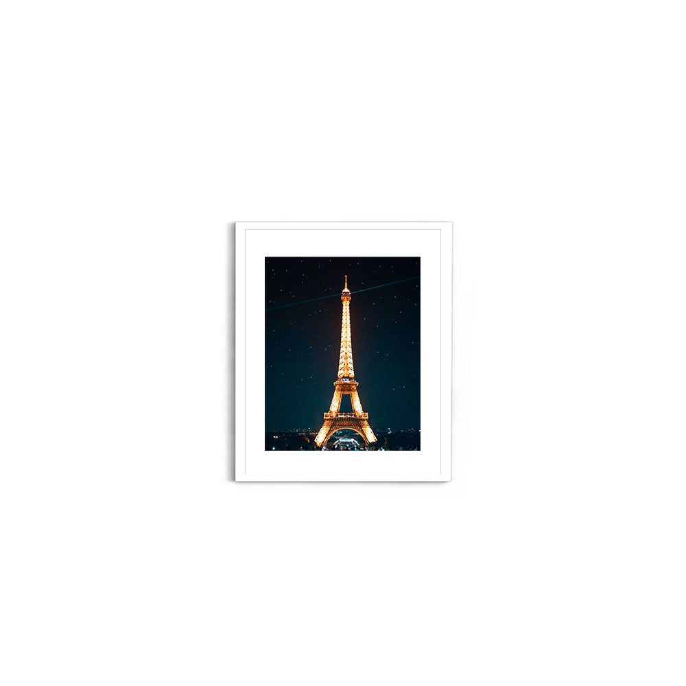 The Eiffel Tower at Night, Paris - Wall Photo Frame by Jeet Khagram
