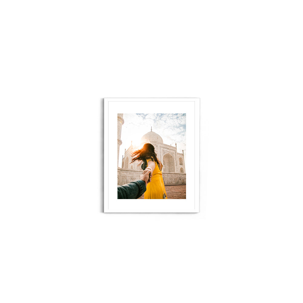 Love at the Taj Mahal, Agra - Wall Photo Frame by Jeet Khagram