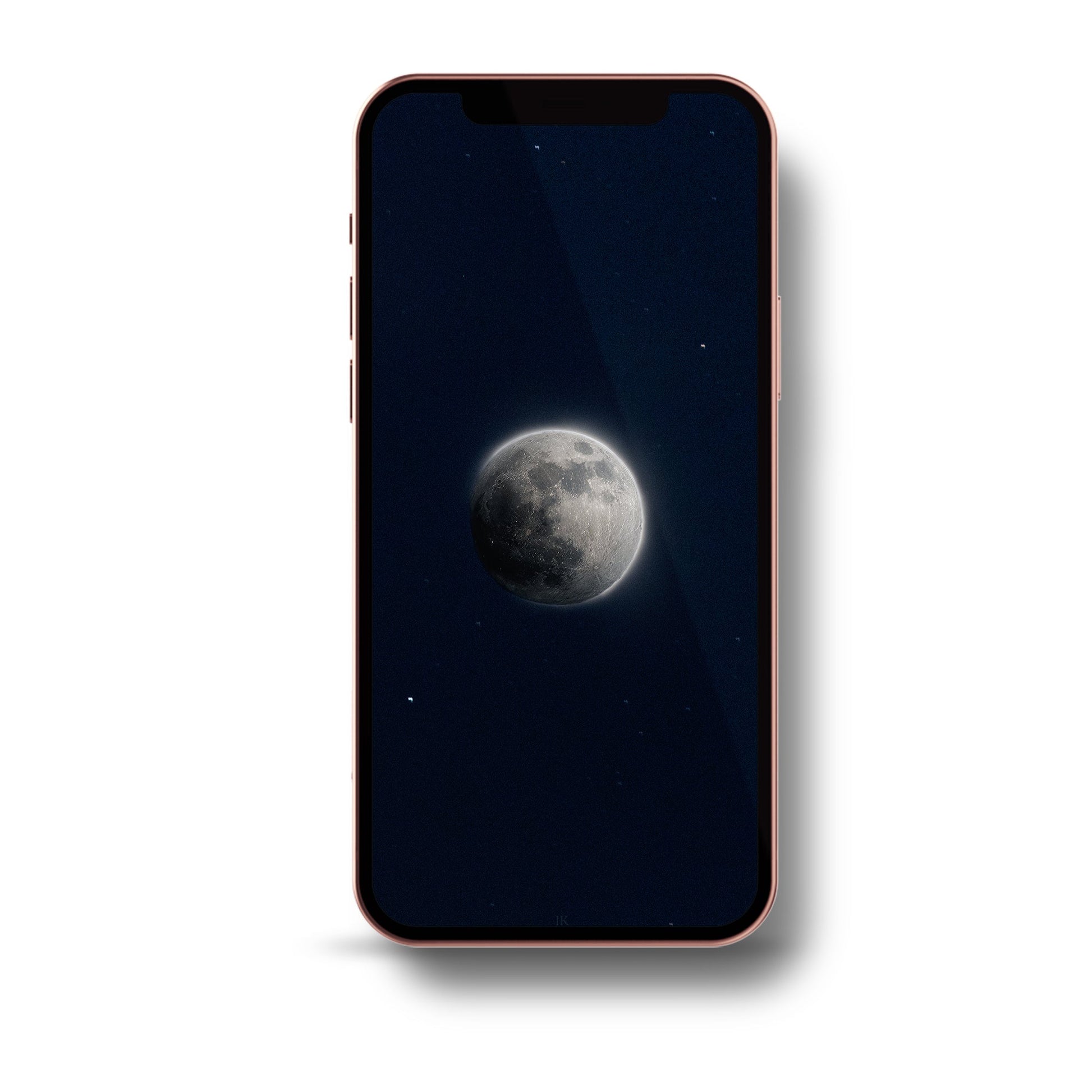 Full Moon in the Night Sky - Premium Mobile Wallpaper by Jeet Khagram