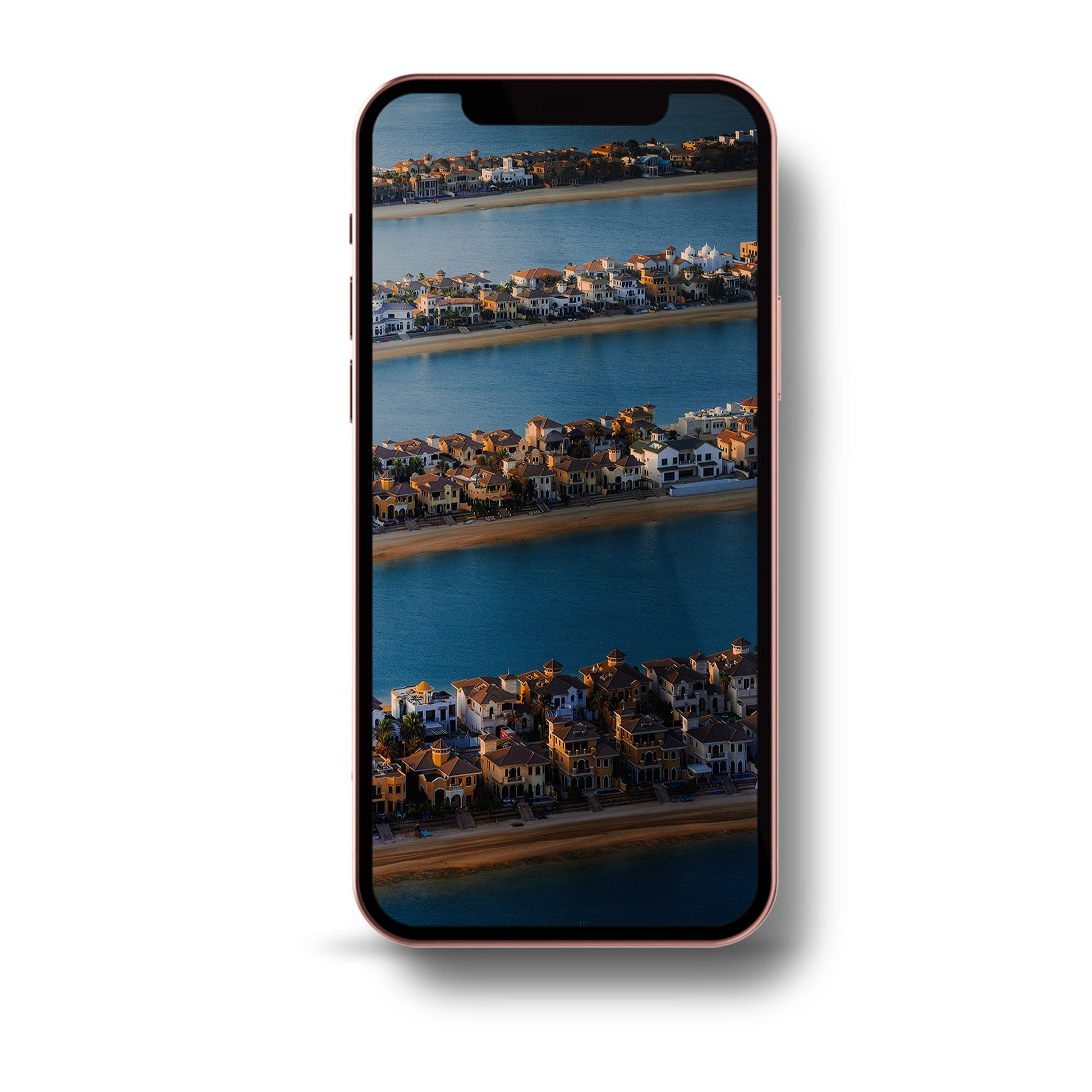Palm Jumeirah Aerial View, Dubai - Mobile Wallpaper by Jeet Khagram
