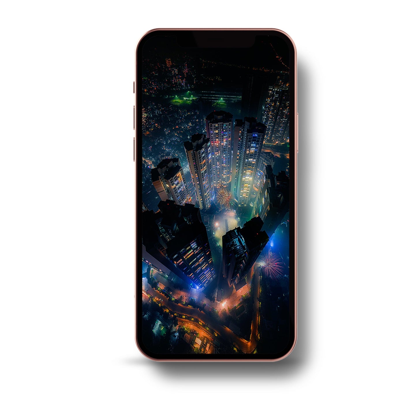 Aerial View of Mumbai City at Night - Premium Mobile Wallpaper by Jeet Khagram