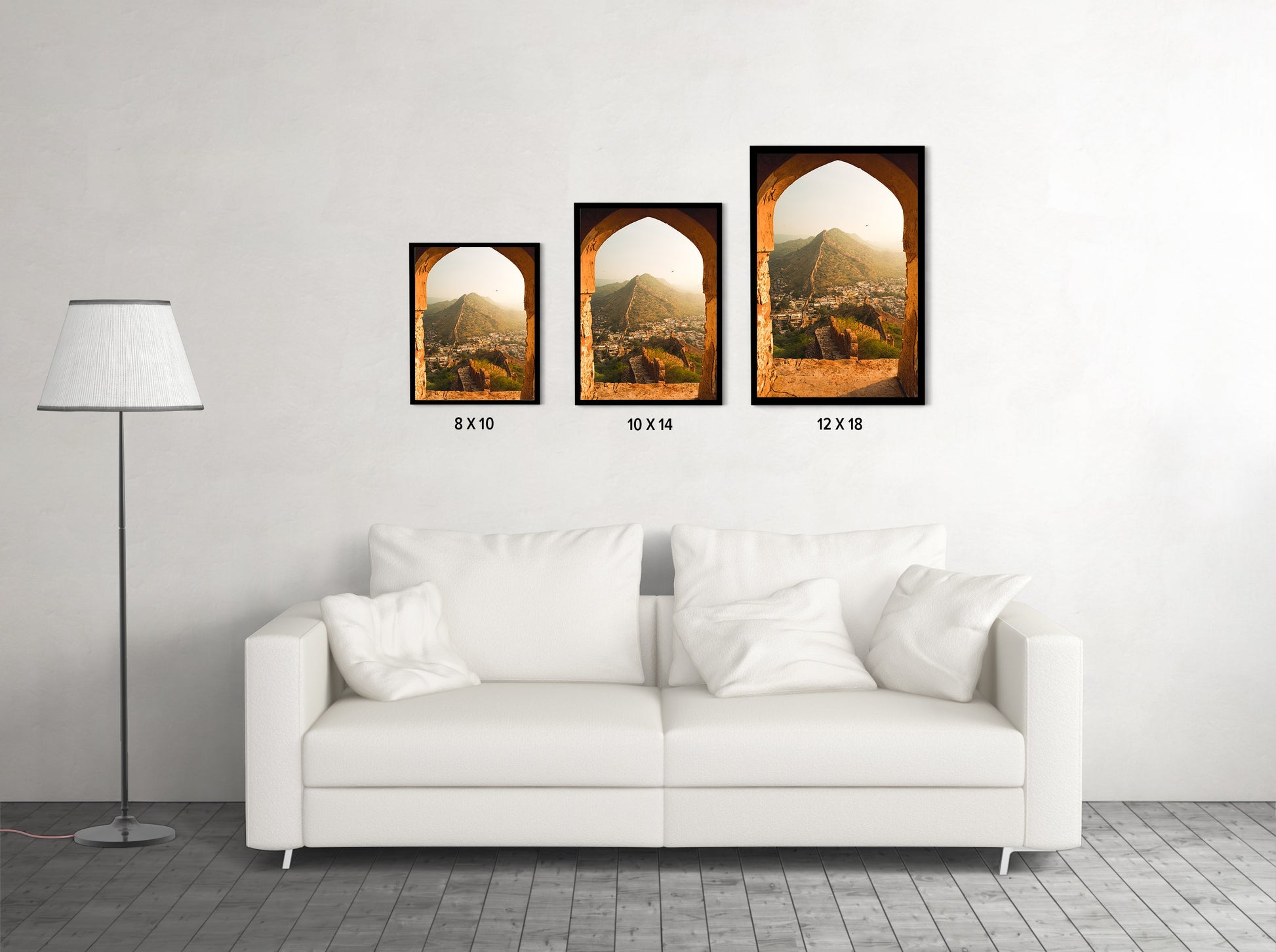 "Framed by History"� Amber Fort Arch, Jaipur - Wall Photo Frame by Jeet Khagram