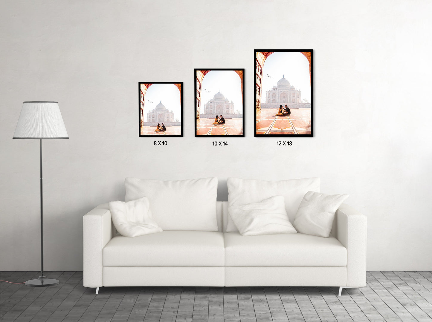 Beautiful couple in front of Taj Mahal - Taj Mahal