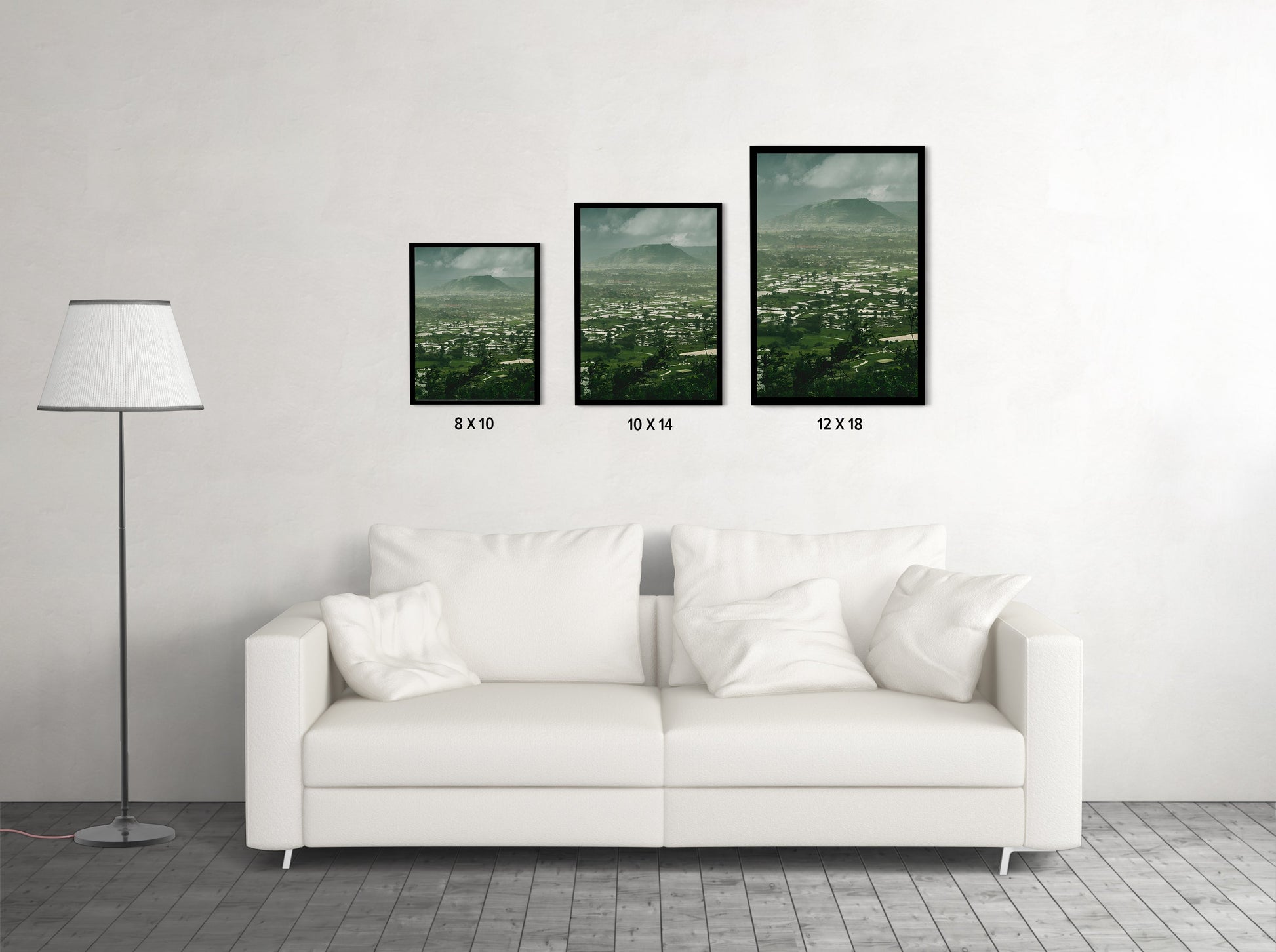 Views from the Lohagad Fort, Lohagad - Wall Photo Frame by Jeet Khagram
